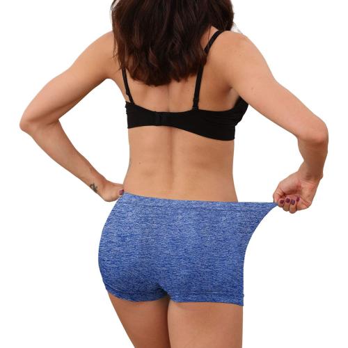 Size S/M R RUXIA Women's Boyshort Panties Seamless Nylon Underwear Stretch Boxer Briefs 5 Pack