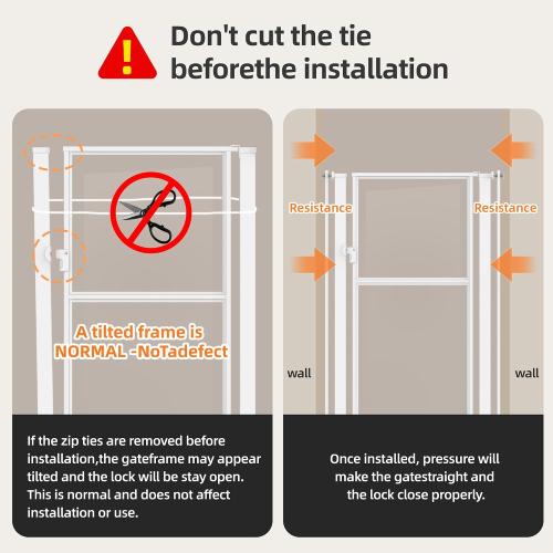 56 Extra Tall Pet Gate for Cats, 29.5-33.5 Wide Pressure Mount Clear Acrylic Tall Dog Gate Safety Barrier, No Drilling Gate Indoor for Doorways Hallway, White