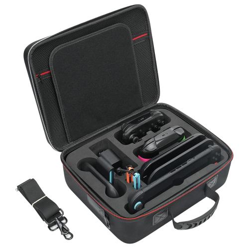 Diocall Carrying Case Compatible with Nintendo Switch 2 2025, Hard Travel Case Fits Switch 2,2 Pro Controllers, Joy Con Grip, Power Adapter and Cables.