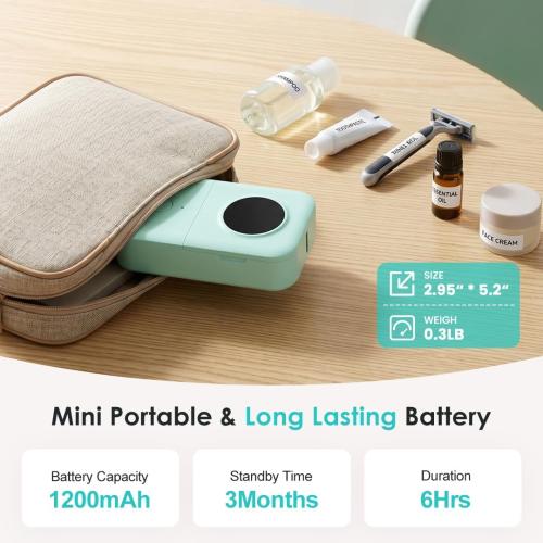 Phomemo Label Maker, D30 Bluetooth Mini Label Maker Machine with Tape, Small Label Makers, Multiple Templates Fonts Icon Portable Label Printer for Kids School Classroom Teacher Supplies, Home Office