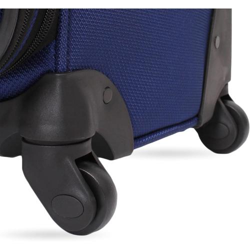 SwissGear Sion Softside Expandable Luggage, Blue, Carry-On 21-Inch