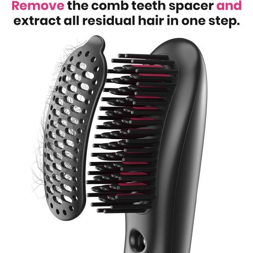 Wireless Straightener Comb with Spray Mist - 3 in 1 Straightening Brush, 3 Temp Settings, 3000mAh Rechargeable, 50 Min Runtime, for All Hair Types