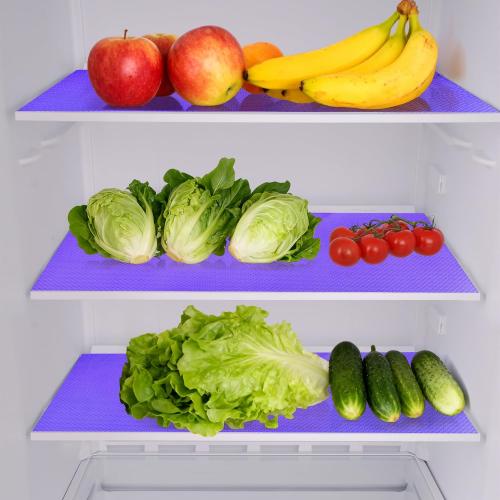 10Pack Refrigerator Liners,Fridge Shelf Liners,17.7x11.4 in,Purple
