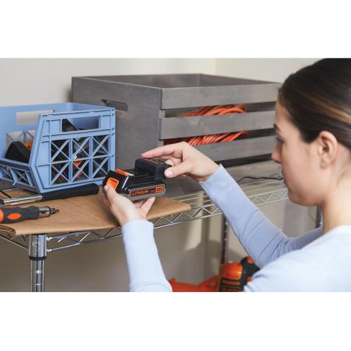 Purple BLACK DECKER Pet Hair Vacuum, Cordless Vacuum Cleaner Pet Hair, Up to 55 Minutes of Runtime, Interchangeable Floorhead, Maximum Suction, Multi-Surface, Light Weight, Powerseries Extreme (BSV2020P)