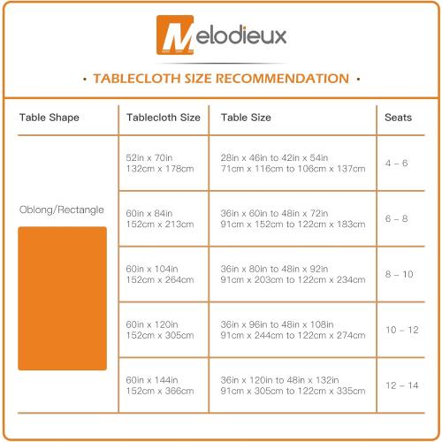 Melodieux Herringbone Jacquard Rectangle Tablecloth Waterproof Holiday Table Cover, Spill Oil Resistant Wrinkle Free for Kitchen Dining Party Tabletop Decoration, 52 x 70, Blue