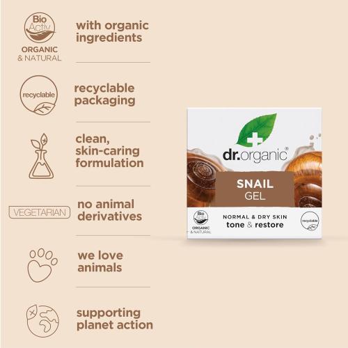 Organic Doctor Organic Snail Gel, 1.7 fl.oz.