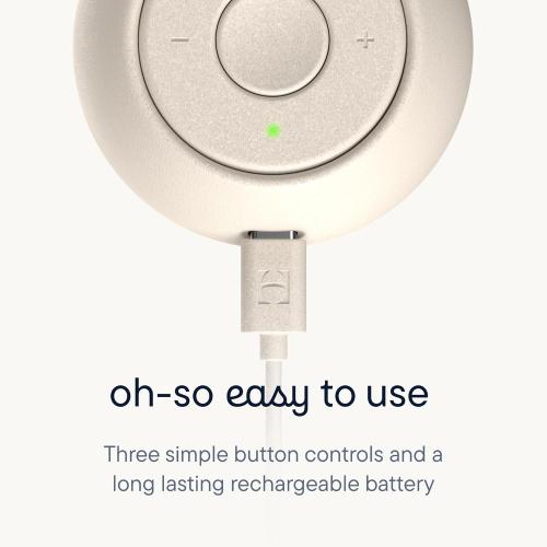 Hatch Go | Portable Sound Machine for Babies and Kids | Sleep Soother | 10 Soothing Sounds | White Noise | Shush | Travel | Registry Gift | Baby Shower | Clips on Stroller | Putty