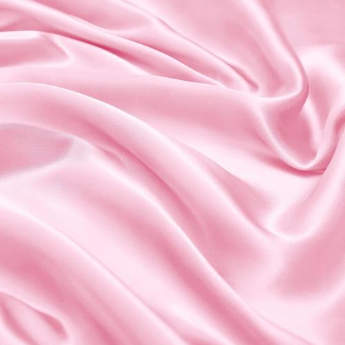 Vonty Ruffle Tablecloth Pink Satin Tablecloth - 60 x 102, Silky Table Cloth Rectangle Scalloped Table Cloth Farmhouse Tables Cover Silk Tablecloths Vintage Tables Skirt for Kitchen Dining