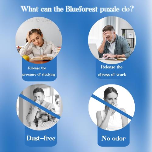 Christmas Village 1000 Piece Puzzle for Adults, Fun Puzzles for Adults 1000 Pieces with HD Print & Poster, 27.5 * 19.7 in Dust Free, for Gifts Halloween Christmas Family Games Lovers