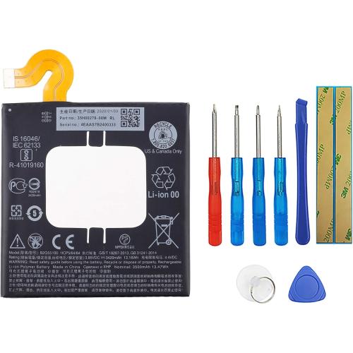 SwarKing Replacement Battery Compatible with HTC U12 Plus U12  35H00278-00M B2Q55100 with Toolkit