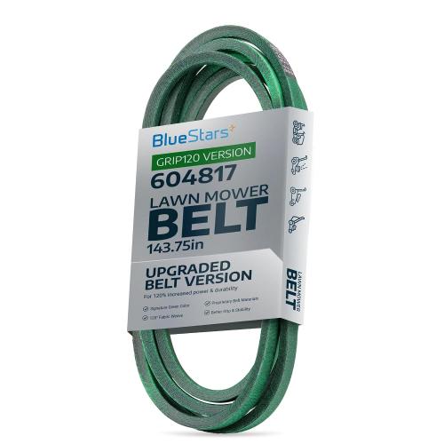 [Upgraded Grip120] BlueStars 604817 Mower Deck Belt 5/8 x 143.75