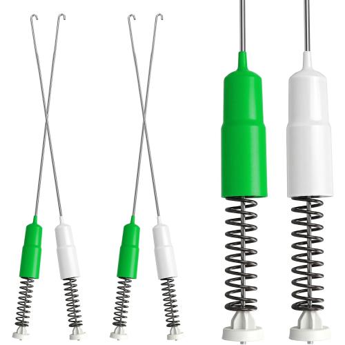 WH16X26910 WH16X26911 Washer Suspension Rods, Compatible with G.E GTW335ASN1WW GTW335ASN2WW GTW585BSV0WS GTW585BSV2WS GTW460ASJ4WW, Replaces WH16X24144 WH16X24145 AP6287023 AP6286937 Suspension Rods