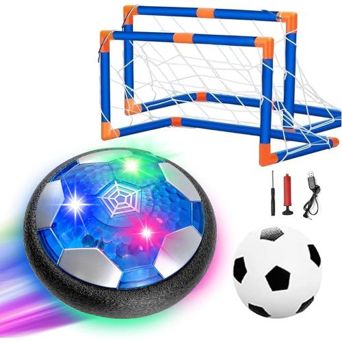 Foneso 2 in 1 Hover Soccer Ball Set for 3 4 5 6  Year Old Boy Birthday Gift