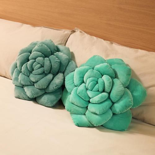 Hand-Stitched Plush Decorative Throw Pillow. Plant-Shaped Pillows and Flower Pillows, Plush Cushions for Bedroom and Home Decoration, 19.7in/50CM