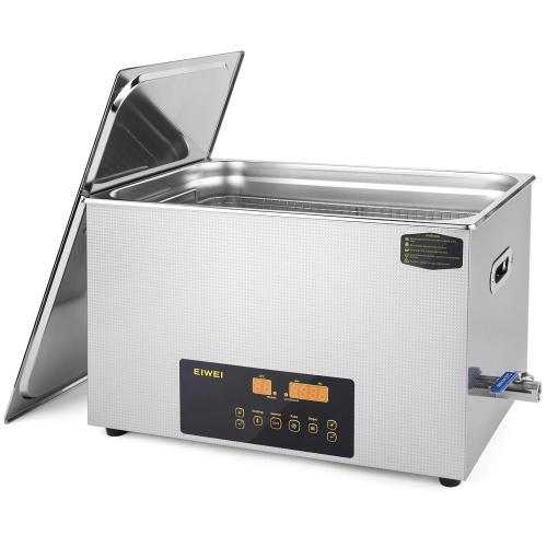 30L Ultrasonic Cleaner Dual-Frequency Professional Digital Stainless Steel Cleaning Machine with Heater Timer for Carburetor, Parts, Circuit Board, Glasses, Denture, Jewelry