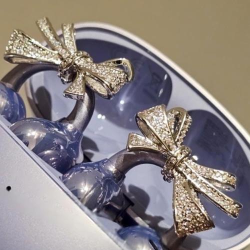 Rhinestone for Clip on Earbuds Open Ear, Exquisite DIY Decoration (Big Rhinestone)
