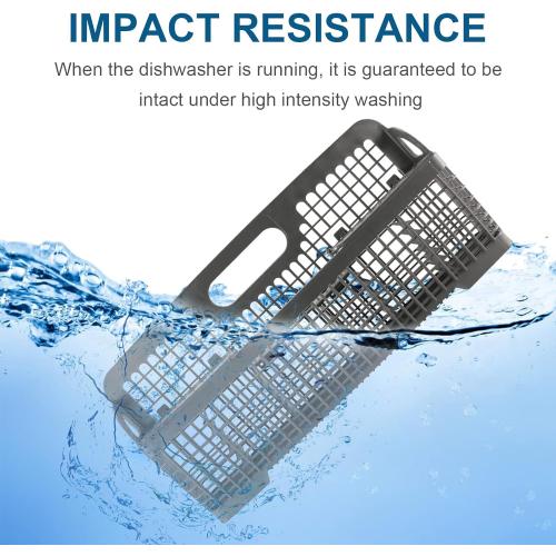 AMI PARTS 8531233 WP8562043 Universal Dishwasher Silverware Basket Replacement Fit for Whirlpool Kitchenaid Dishwasher Utensil Rack Basket, Replaces 8531233,8562043, WP8531233VP