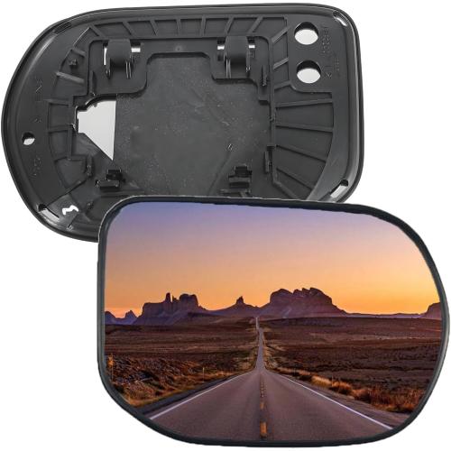 For Honda Civic 2006 07 08 09 10 2011 Mirror Glass Passenger Side | Power-Heated | w/Backing Plate | Convex Glass Type | Sedan | Replacement For 76203SNAA01 | HO1325119
