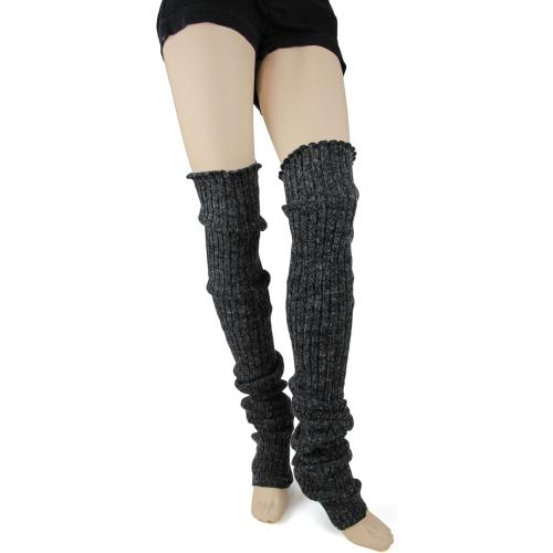 Size Medium Color Dark Grey high thigh leg warmers Pole Tribe