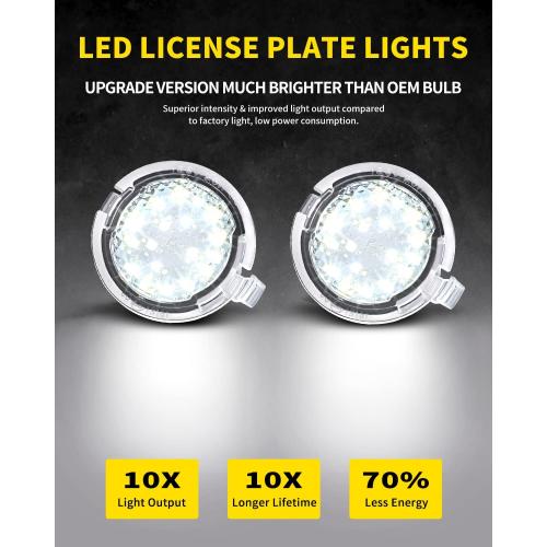 LED Side Mirror Puddle Lights Compatible with Ford F150 Explorer Edge Expedition Flex Taurus X Mirror Signal Lamp Indicator Replacement Accessories, Pack of 2