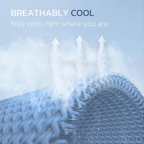 Degrees of Comfort Cooling Comforter King Size, Cooling Blanket for Hot Sleepers, Moisture-Wicking & Breathable, Upgraded Dual-Sided with Coolmax, Q-MAX＞0.4, 108 x 90 Inch, Blue