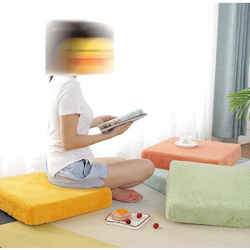 Modern couch cushion,Plush Square Non Slip Cushion Comfort Soft Seat Pad Washable Cover,Solid Color Memory Foam