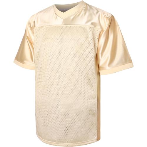 Blank Football Jersey,90s Hip Hop Sports Mesh Practice Plain Football Shirt