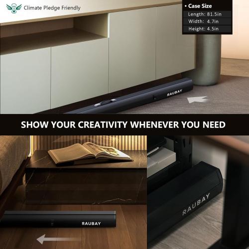 【Wider Style】 RAUBAY 78.7 x 82.7in Large Collapsible Green Screen Backdrop Portable Retractable Chroma Key Panel Photo Background with Stand for Video Conference, Photographic Studio, Streaming