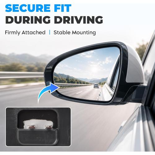 Driver Left Side Power Heated Mirror Glass Fits for 2004-2014 Ford F-150 Replacement for 4L3Z-17K707-DB
