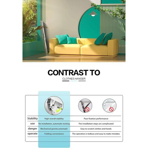 Clothes Drying Racks Outdoor, 82 Inches Updated Version,Stainless Steel Laundry Drying Rack for Indoor Outdoor and The Balcony,Length Adjustable Saves Space,with Windproof Hooks(002)