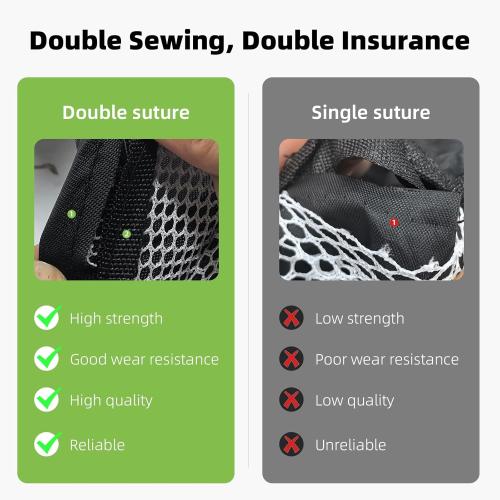 Golf Net - Upgraded 10x7ft Practice Net with 5 Balls, Tri-Turf Mat and Portable Storage Bag, Durable Hitting Nets for Backyard Driving Swing Outdoor - Gifts for Golfing Lovers - Golf Accessories
