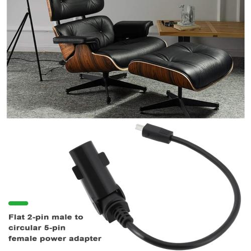 2 Pin Male to 5 Pin Female Conversion Cable for Lift Chair Electric Recliner (28cm)