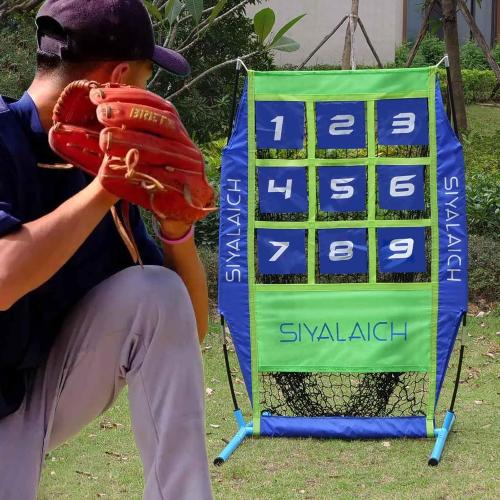 Ultimate Portable Pitching Target Net​ for Baseball, Softball & Football | Pro-Tested Practice System with Numbered Strike Zone | Includes Carry Bag & Enables Quick Assembly