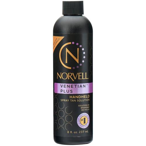 Norvell Premium Spray Tan Solution Venetian Plus 8 fl oz – Professional Sunless Tanning Formula for Deep Natural Bronze Glow, Streak-Free, Fast-Drying, Long-Lasting Color