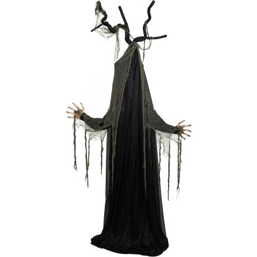 LED Lighted and Animated Tree Man Halloween Decoration - 7'