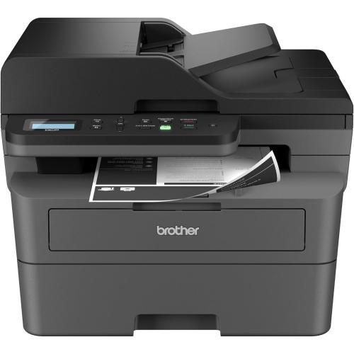 Brother DCP-L2640DW Wireless Compact Monochrome Multi-Function Laser Printer with Copy and Scan, Duplex, Mobile, Black & White | Includes Refresh Subscription Trial(1), Works with Alexa
