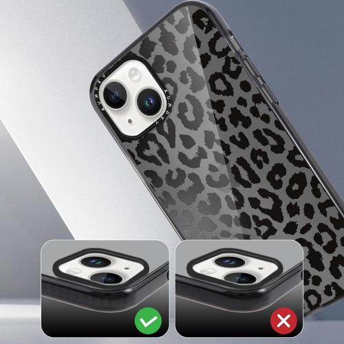 2 Pack Cheetah Print Cases for Apple iPhone 13 / iPhone 14 Case 6.1 inch, Clear Cute Coquette Fashion Leopard Patterns for Girls Women Funda with Shockproof Protection Silicone Soft TPU Cover