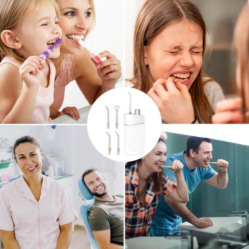 Water Flossers for Teeth - Teeth Water pickk 4 Nozzles | Water dentall Flosser | Oral Irrigator | Water Floss with Encapsulation Process | High-Pressure Washing Waterproof Water Flosser for Home
