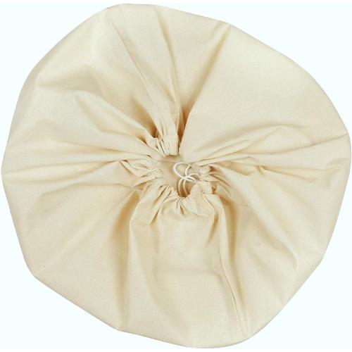 Urban Villa Laundry Bags 4-Pack 28”x36 Extra-Large Cotton Canvas Heavy Duty Washable Durable Travel Laundry Sacks with Drawstring Closure Reusable Hamper Liners for Dirty Clothes Delicates & Lingerie