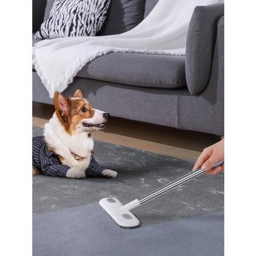 IMHO Cleaning Brush for Window Screen, Screen Cleaner Tool, 2 in 1 Mesh Screen Cleaning Brush, Small Brush for Patio, Door, Porch Screens, White &Grey Brush Cleaners for Screen