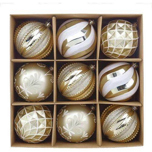 Christmas Balls, 18Pcs 8cm Christmas Balls