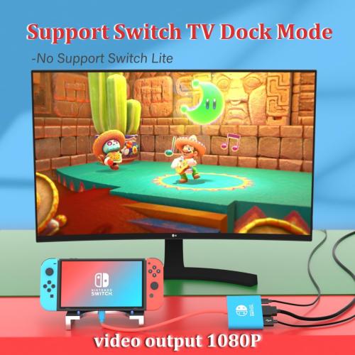 Switch Dock for Nintendo Switch2 Tv Adapter Portable Switch2 Docking Station, Switch TV Adapter Compatible Steam Deck/Switch OLED, USB C to HDMI Adapters Support 4K/1080P Switch2 TVs Dock Mode