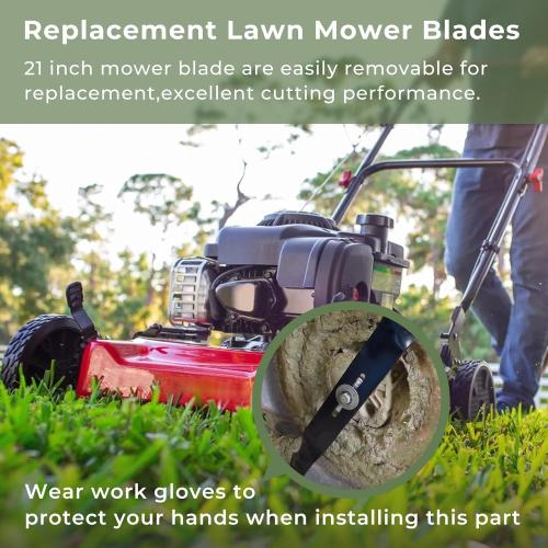 84005221 21″Lawn Mower Blade Replacement for Murray/Daye/Hyper Tough MNA152901 MNA152903 MNA152701 Push Mower Blade,Lawn Dethatcher Blade Replaces Parts 2105200317/2105200317A