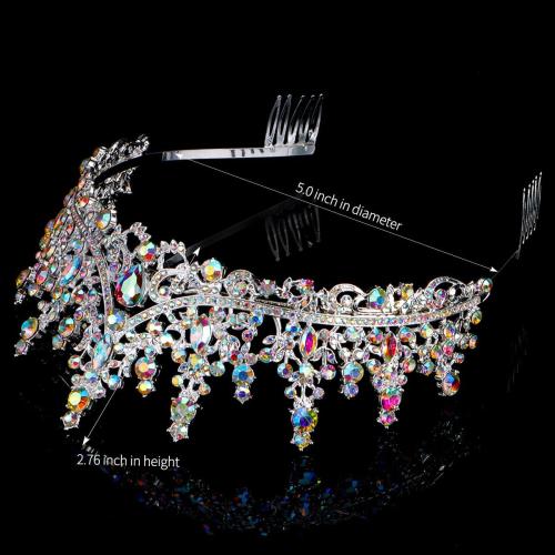 Queen Crown for Women Crystal Princess Tiaras Rhinestone Wedding Tiara for Bride Birthday Crown for Women Bride Prom Pageant Halloween Costume Cosplay Props Hair Accessories