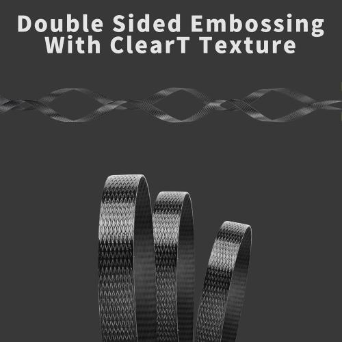 Poly Strap, Polypropylene(PP) Black Strapping Roll, 1/2 Width, 330ft - Ideal for Packaging and Shipping