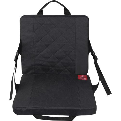 2 pack Upgraded Comfort for Sports Enthusiasts - Portable Heated Stadium Seat Cushion, Extra Wide and Foldable for Bleachers (Power Bank Not Included)