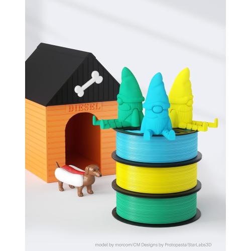 ELEGOO PLA Filament 1.75mm White 1KG, 3D Printer Filament Dimensional Accuracy  /- 0.02mm, 1kg Spool(2.2lbs) Fit Most FDM 3D Printers