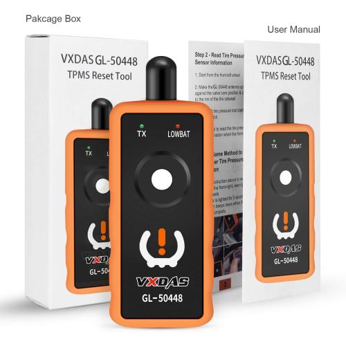 VXDAS GL50448 TPMS Relearn Tool Compatible for GM Chevy Tire Pressure Sensor Reset Activation Tool OEC-T5 for GM/Buick/Chevrolet/Cadillac/Nissan/Series Vehicles 2024 Edition