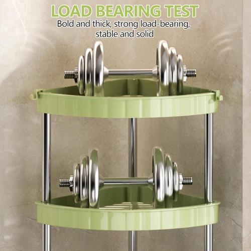 3 Tier Fruit Vegetable Storage Basket Organiser, Countertop Standing Storage Rack, Rustproof, Corner Shelves for Versatile Pantry Kitchen, Narrow Places (Grey)