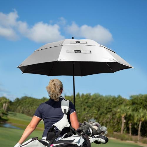 Size 68/62/54 Inch UPF50  Sun Umbrella UV Protection UV Umbrellas for Sun Protections Windproof Large Golf Umbrella Auto Open and Vented Double Canopy Umbrellas for Sun and Rain